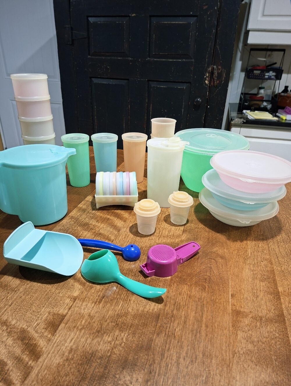 Vintage Tupperware Pastel Lot